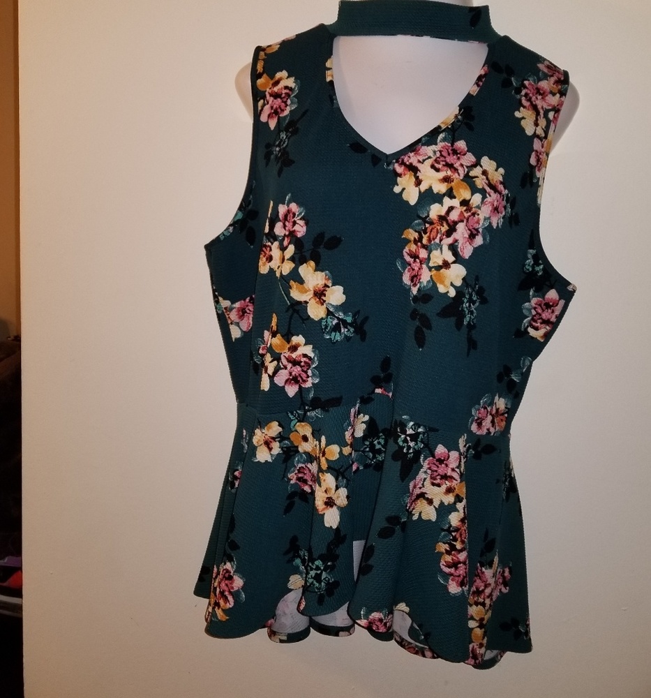 Floral High Low Top